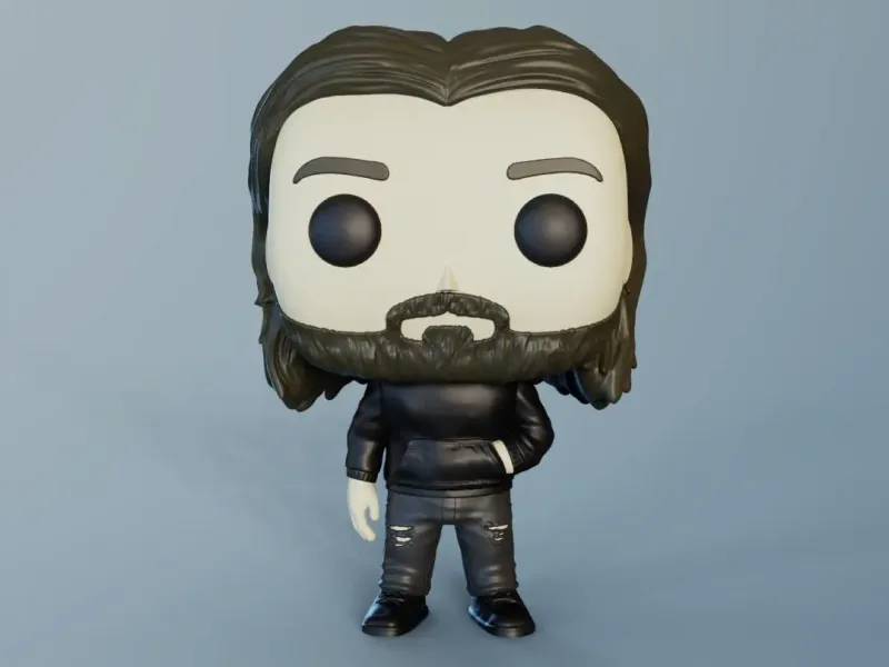 Funko hombre pelo largo