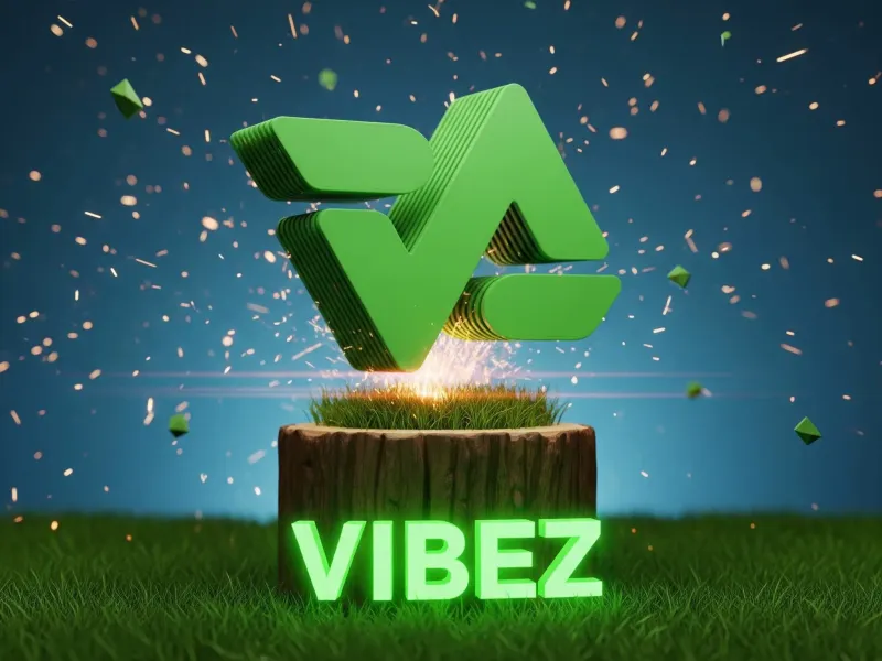 🌱 定制绿色 🟩 VIBEZ 标志树 🌲 PLA木质支架