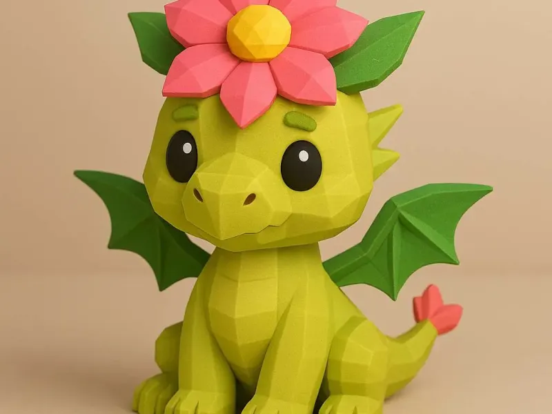 Mini Flower Dragon