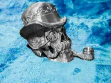 GENTLEMAN'S SKULL WITH PIPE-7