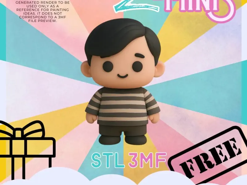 PUGSLEY ADDAMS FOR FREE Z-MINIS