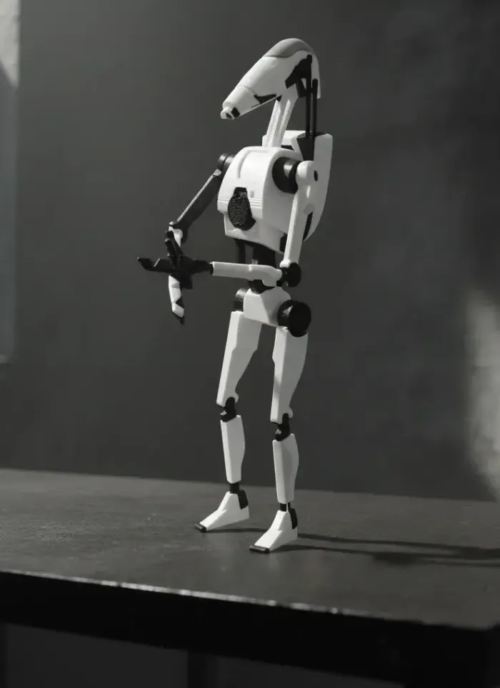Droid Kit Card 3D Printer Files | 3MF File | Star Wars | Articulated B1 Battle Droid ...