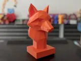 Geometric Fox Bust-2