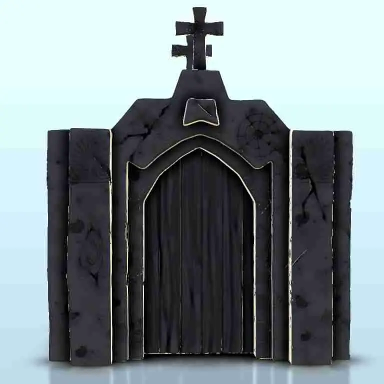Cementerio cristiano mausoleo 3 - miniaturas warhammer figura