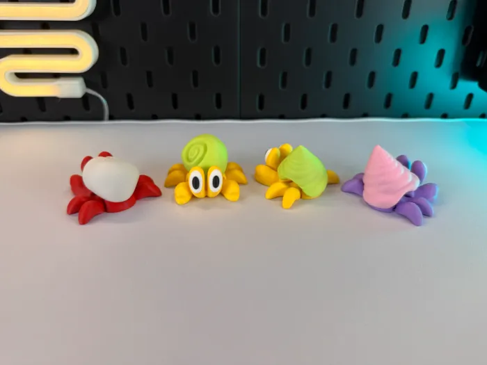 Шарнирный рак-отшельник - Игрушки и игры - PLA - изделие 3D-печати - фото 7