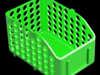Stackable Storage Container with Label Slot  B