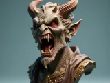 Devil Screaming Bust ❤️-2
