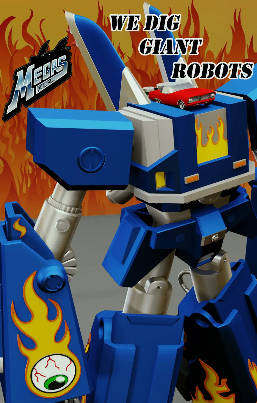 MEGAS XLR WITH 2 TORSO OPTIONS 1/144