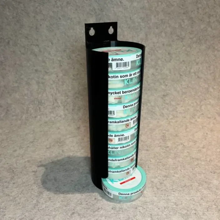 Snus dispenser wall holder
