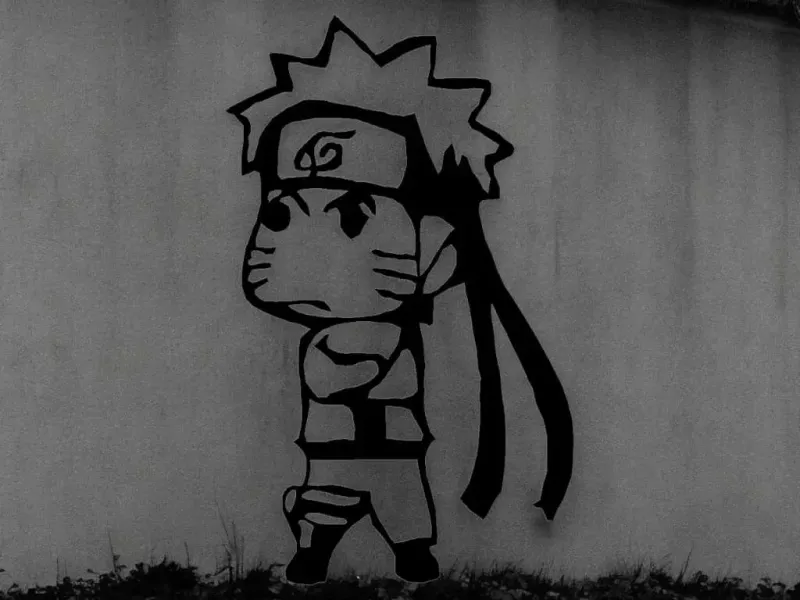 naruto wall art