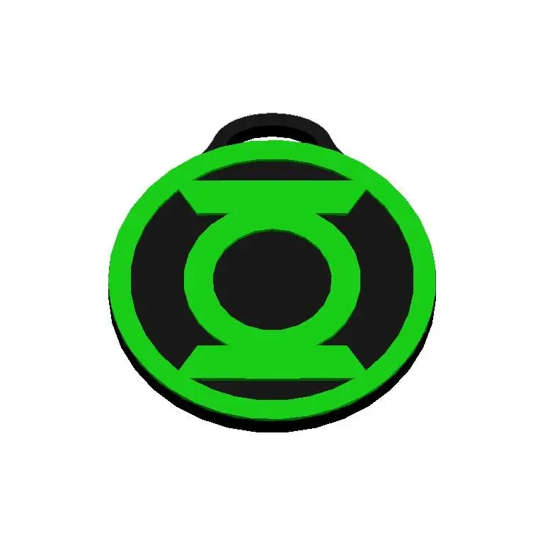 Llavero del Logo de Los Linternas Verdes