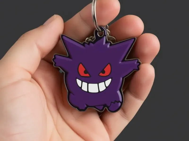 Llavero 2D de Pokémon Gengar