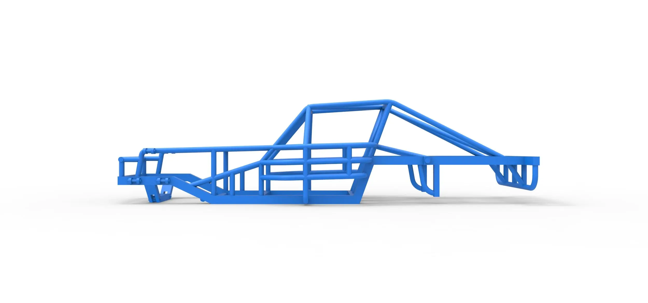 Frame of Outlaw Figure 8 Modified stock car 1:25 | 3D models download ...