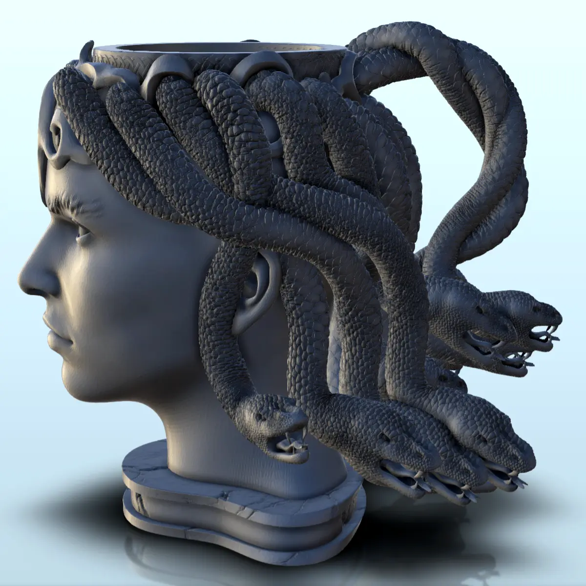 Jarra de dados Medusa (19) - soporte para latas de cerveza