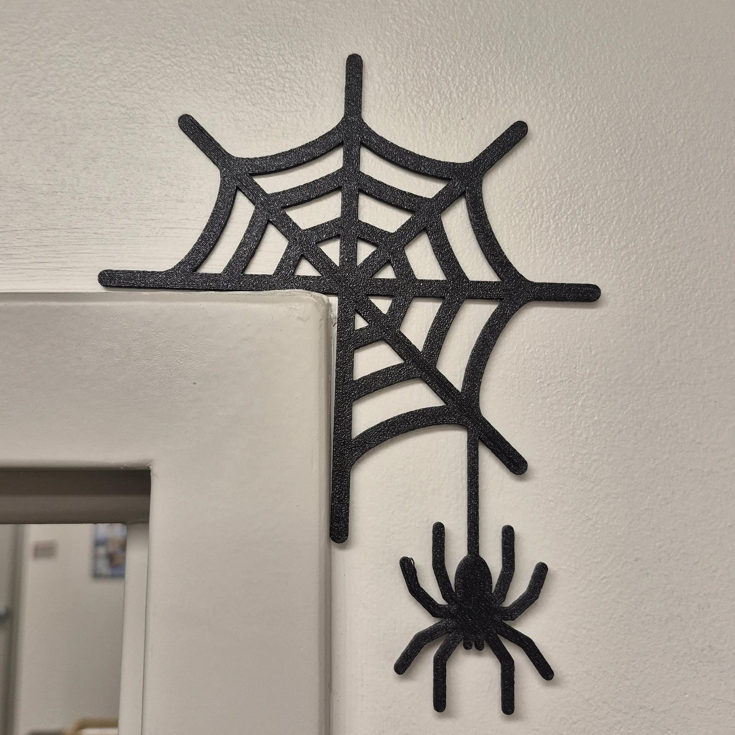 Spiderweb Halloween Door Decor