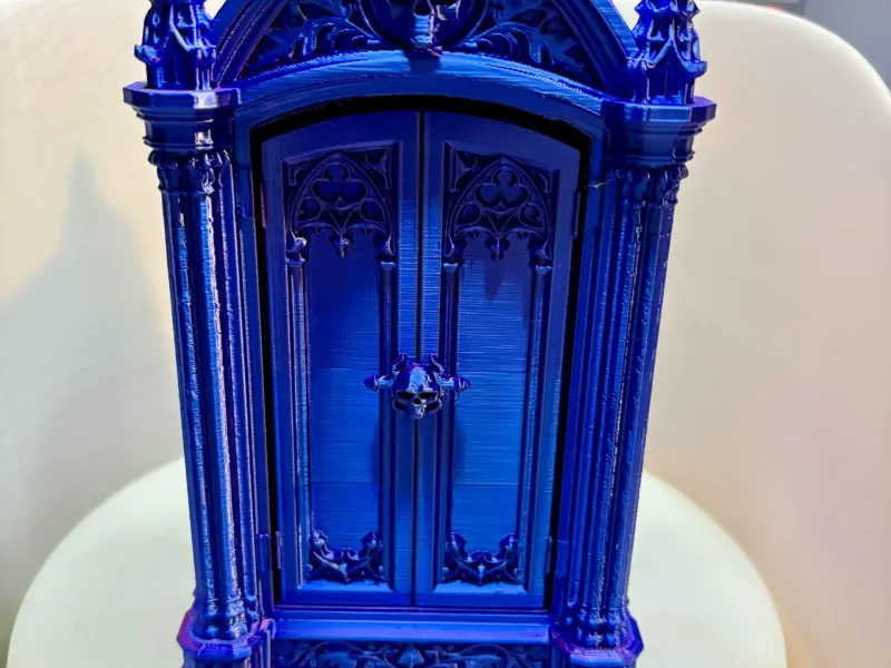 Gothic Arched Wall Cabinet