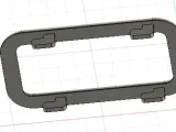 Fiat X 1/9 Doorhandle Cover-1