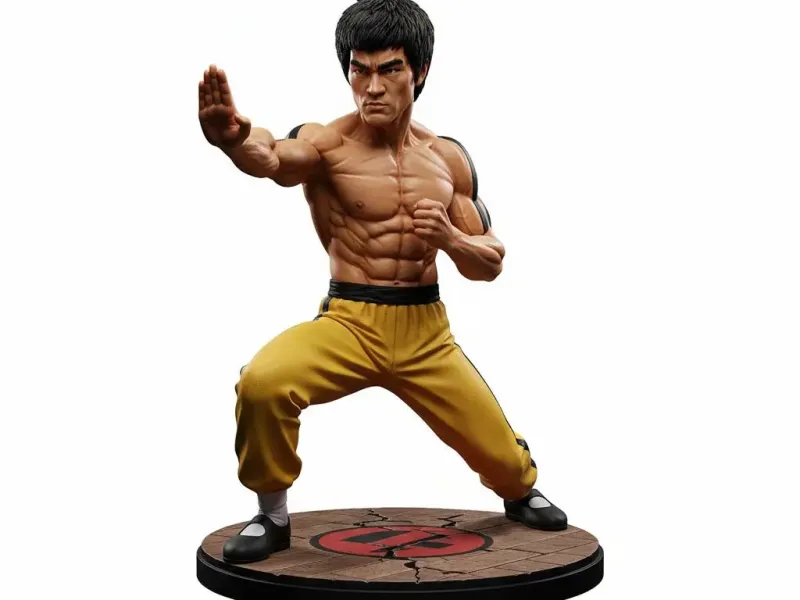 Bruce Lee Inspired 3d Figurine