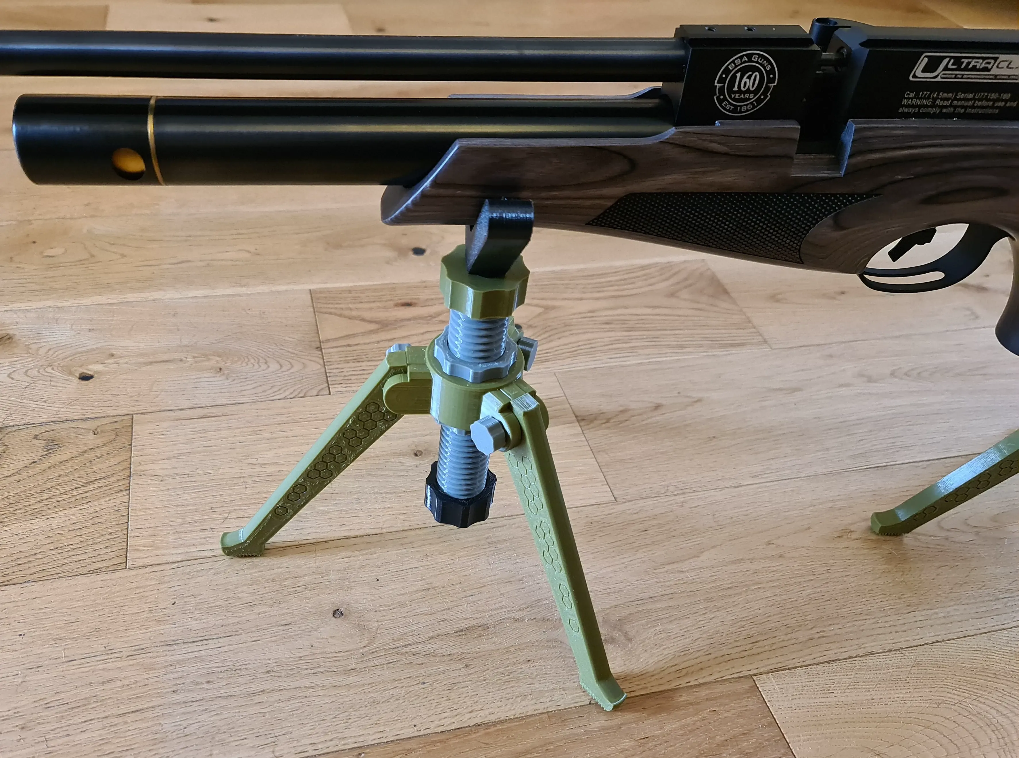 Front and Rear Air Rifle Pistol GoPro Tripod Folding Stands