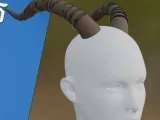 Antelope's horns for cosplay Zootopia-2