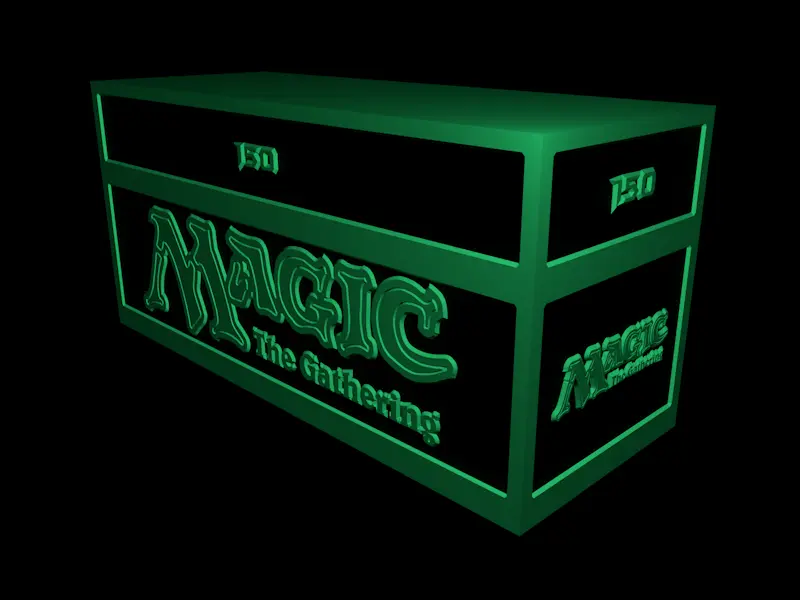 Board Games & Card Games STL Download - Card Box V2 - Magic Retro - 150 ...