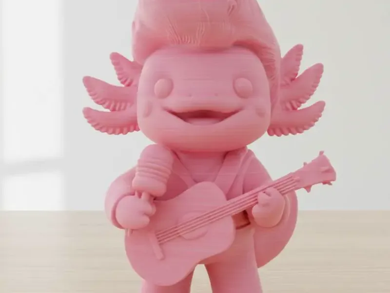 Chibi Axolotl Elvis