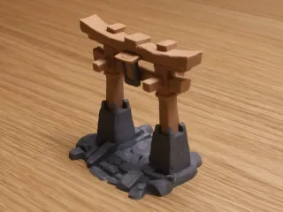 Zen Garden Torii Gate