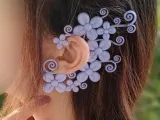 Flowers Ear Cuff-4