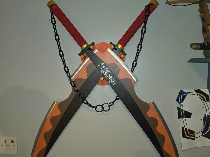 Crossed sword Mount