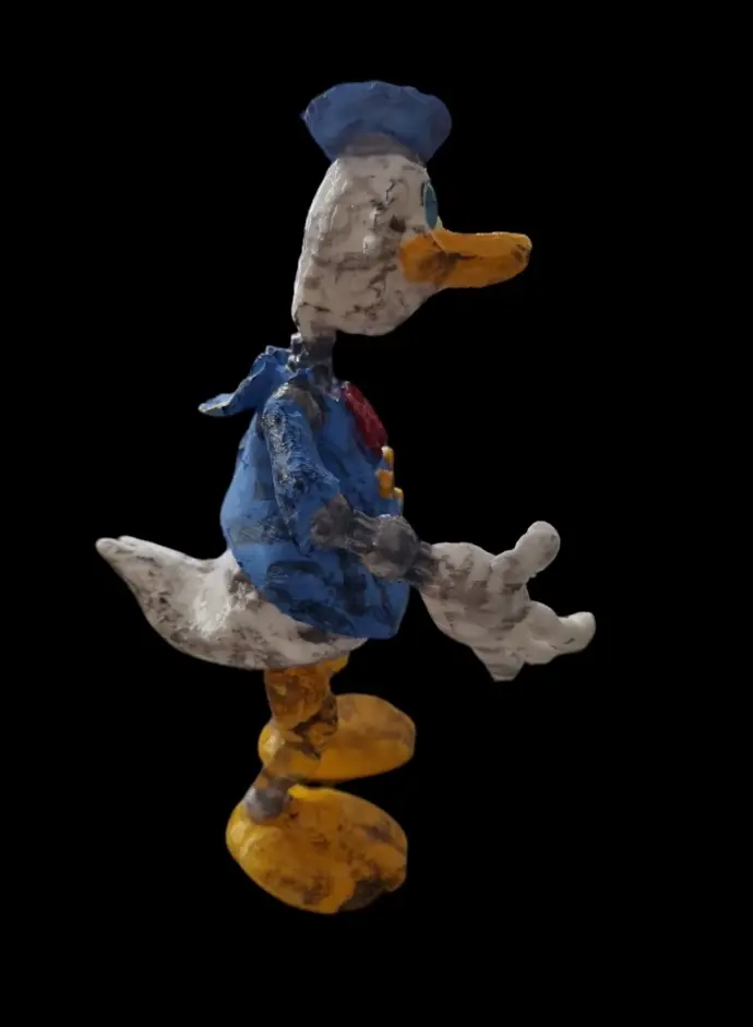 fanart Donald duck horror mode
