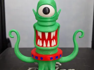 Monstruo Alienígena Kang de los Simpson