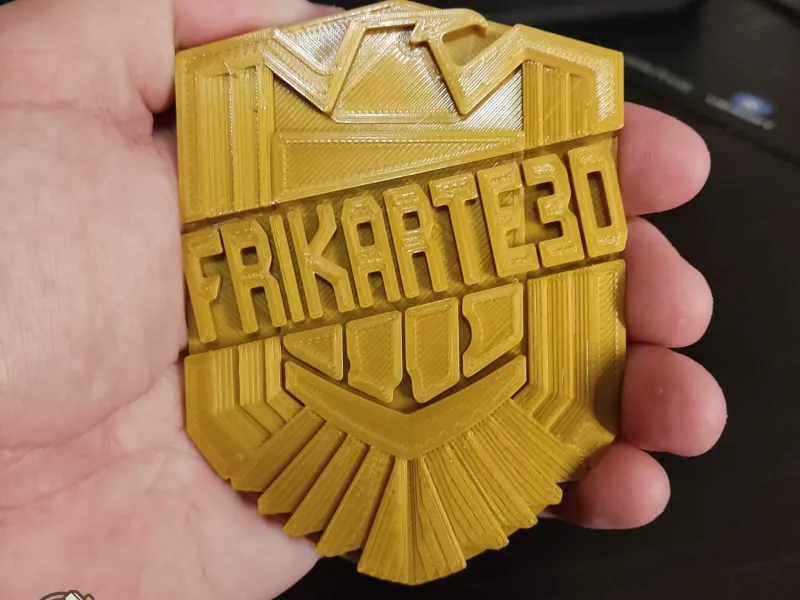Judge Dredd Customizable Badge