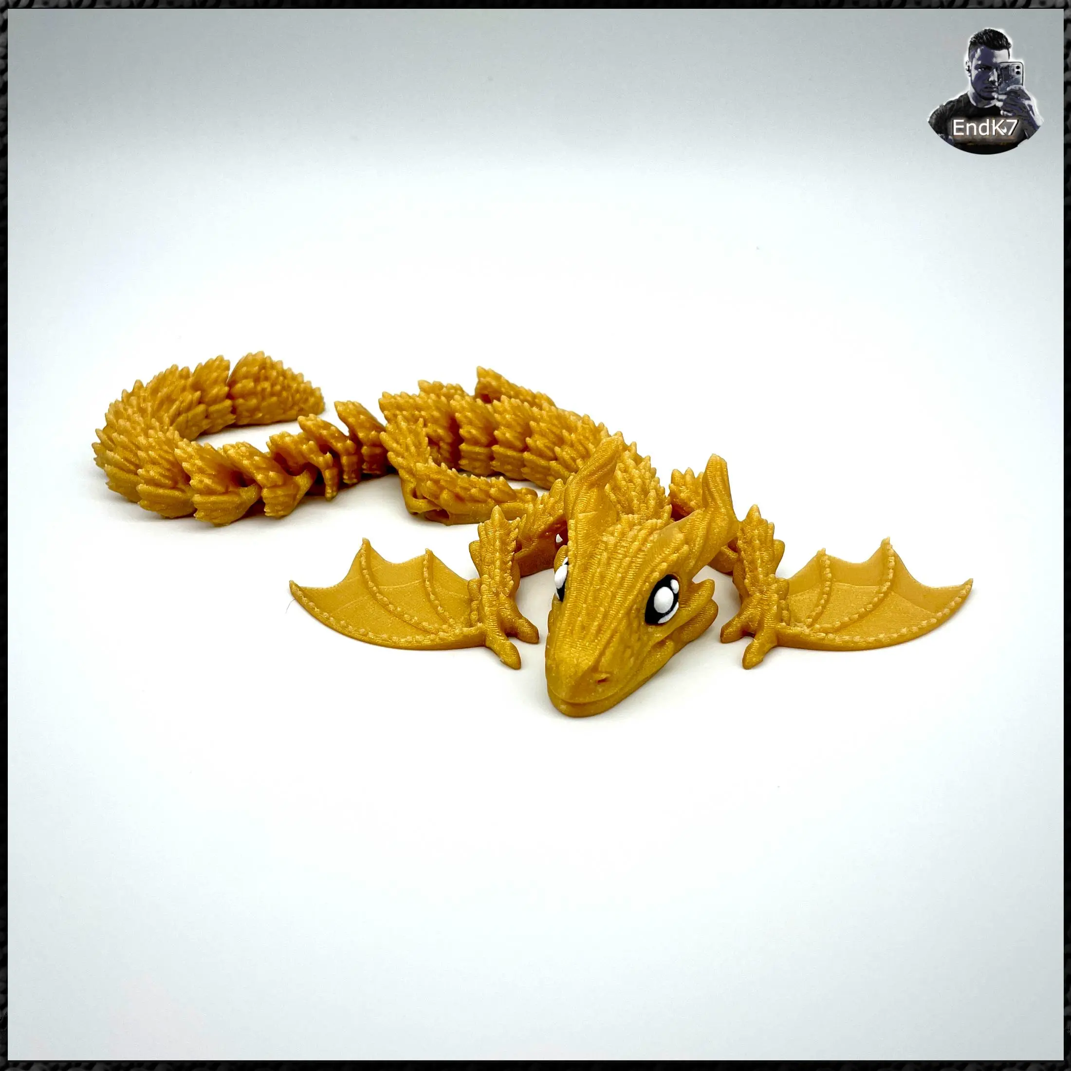 3D Printer Files | 3MF File | Glorious Wyvern - Articulated - Print in Place - magnetic