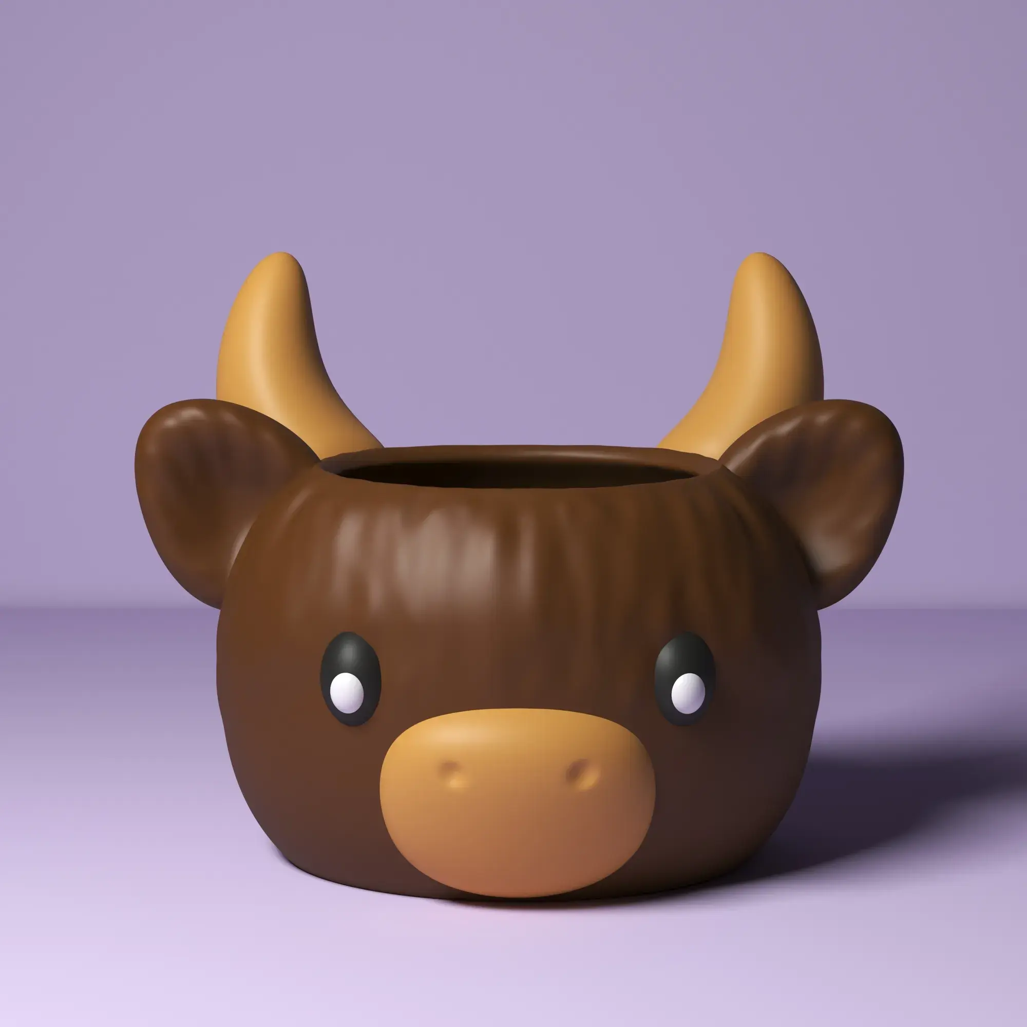 Highland Cow Planter
