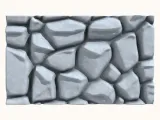 Low Poly Stone Wall for 3D Printing-0