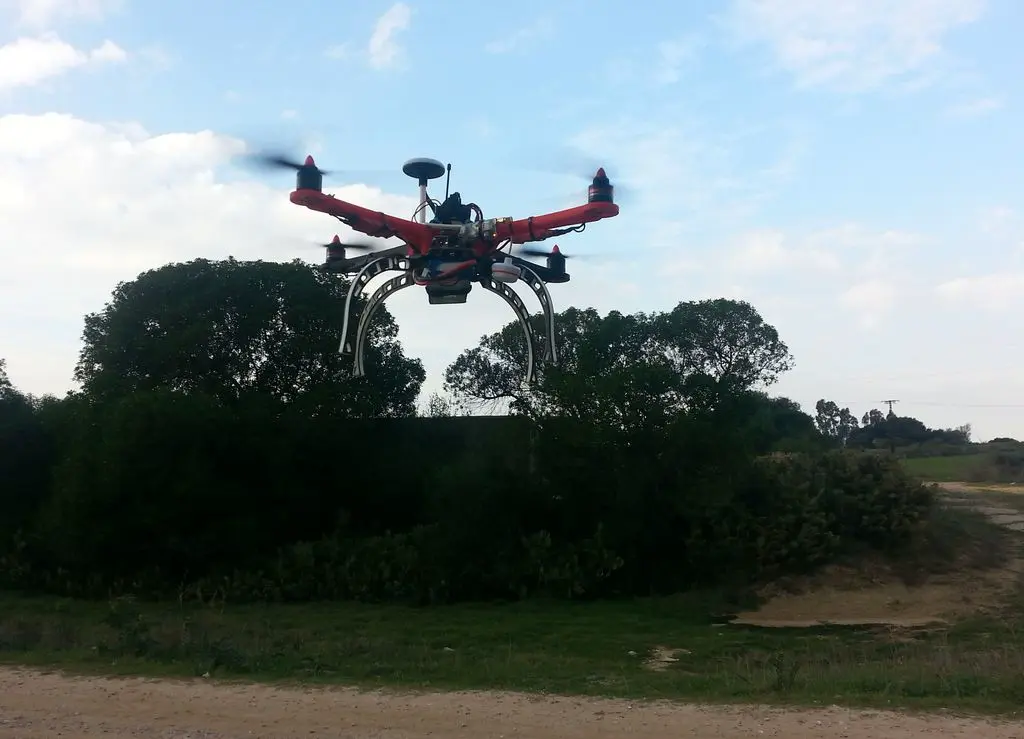 3D printed F450 type quadcopter