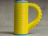 Tentacle Fish Scaled Can Cozie-2