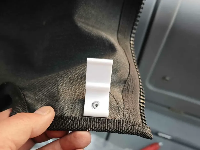 Launch boat tarp cover hook replacement