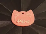 S3D Customisable Cat ID Tag – 3D Printable Pet Name Tag-3
