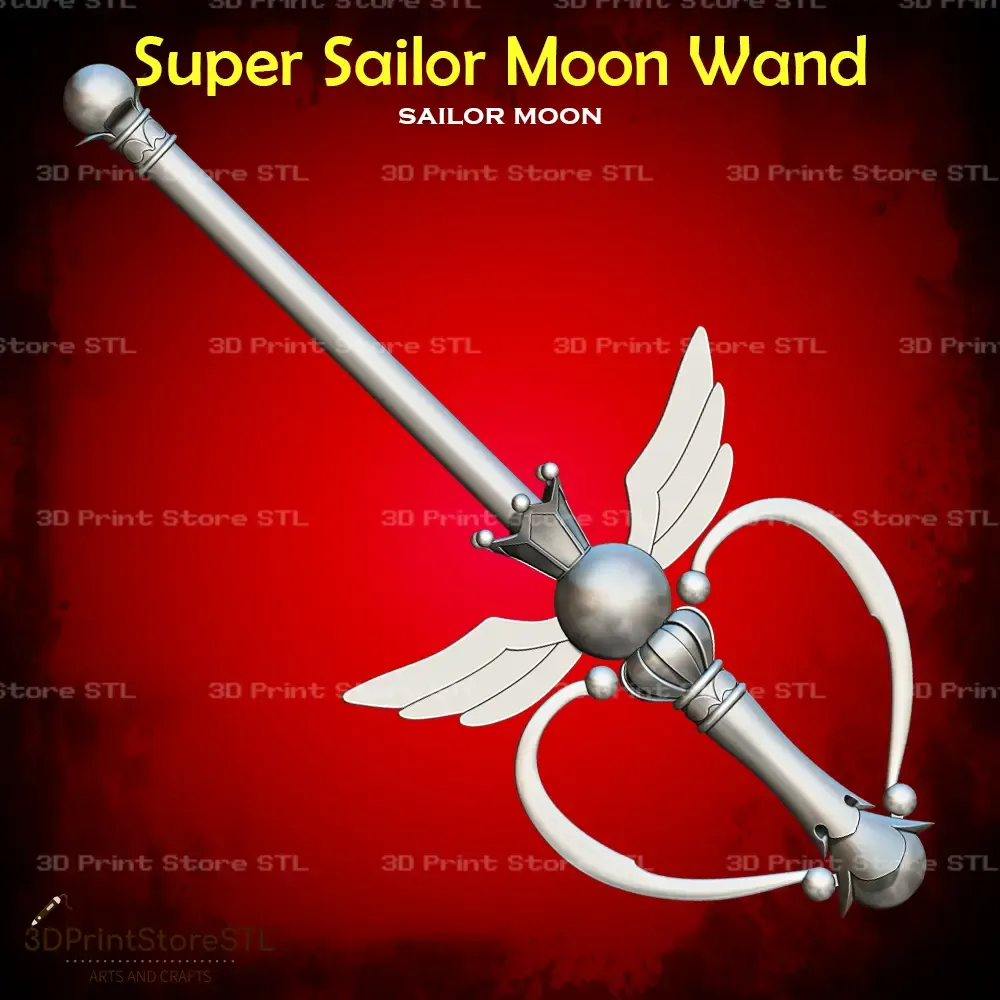 Super Sailor Moon Wand Cosplay Sailor Moon - STL File