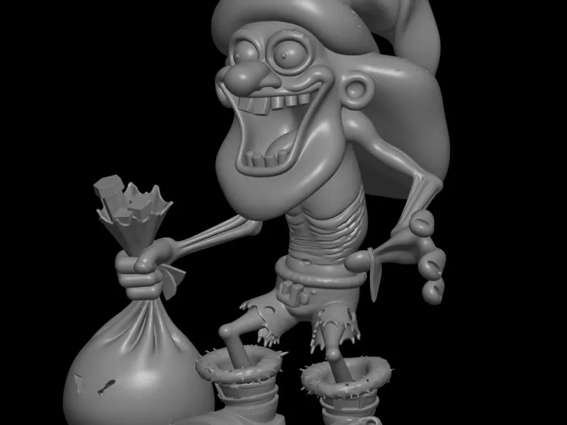homeless man design
