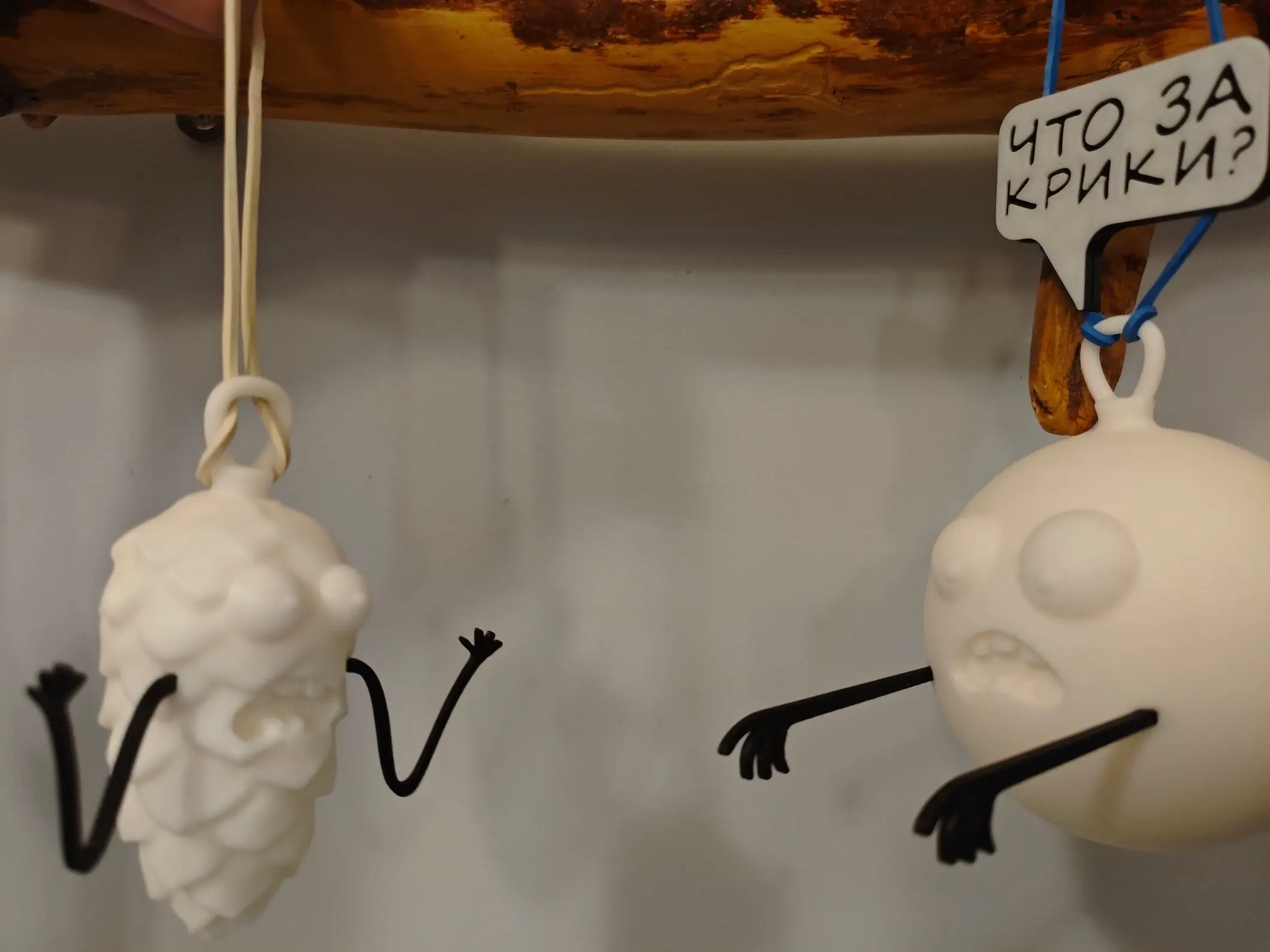 Hilarious Christmas Ornaments: Quirky 3D Printed Characters