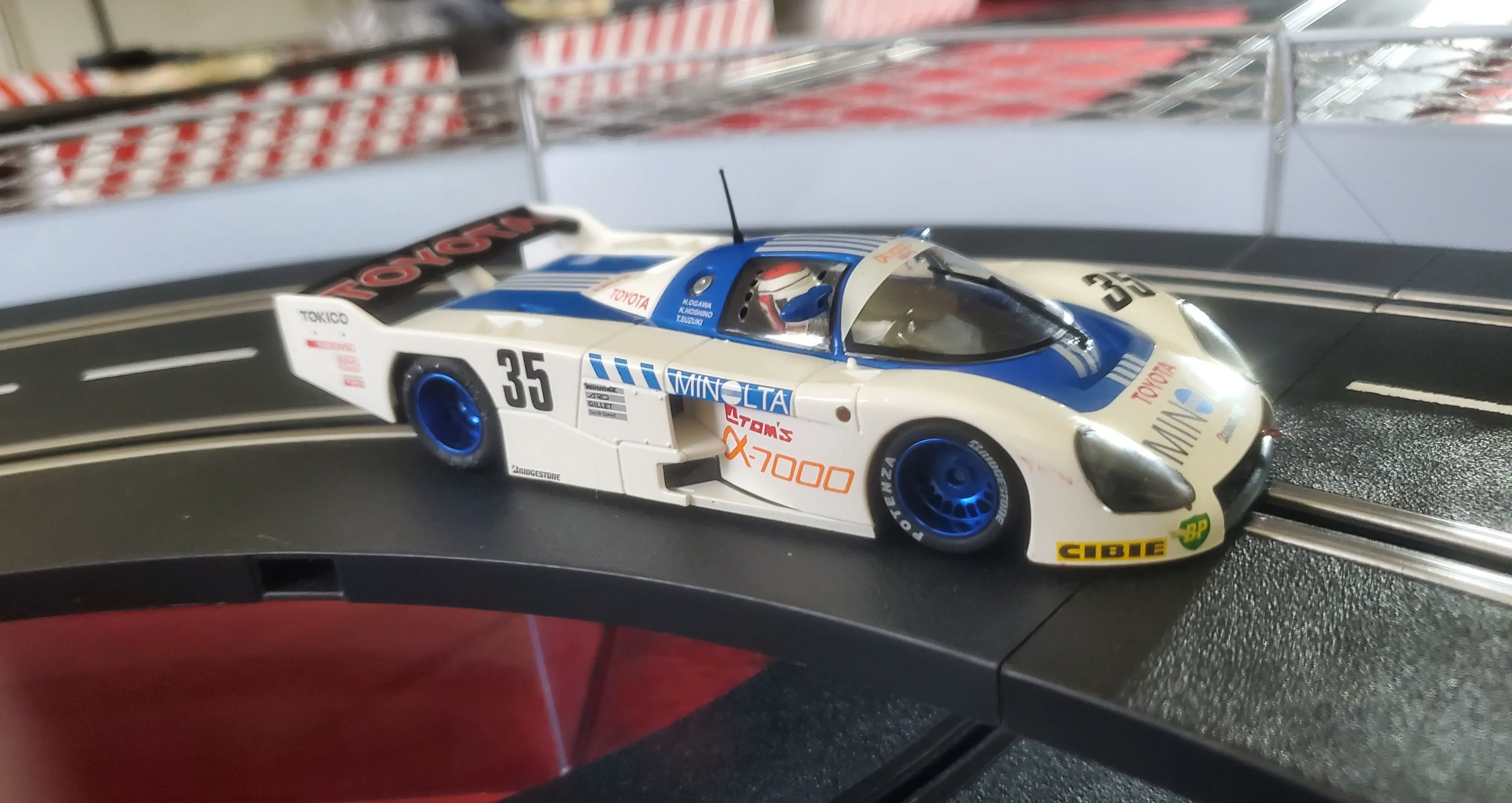 1/32 Carrera slot car track guardrails
