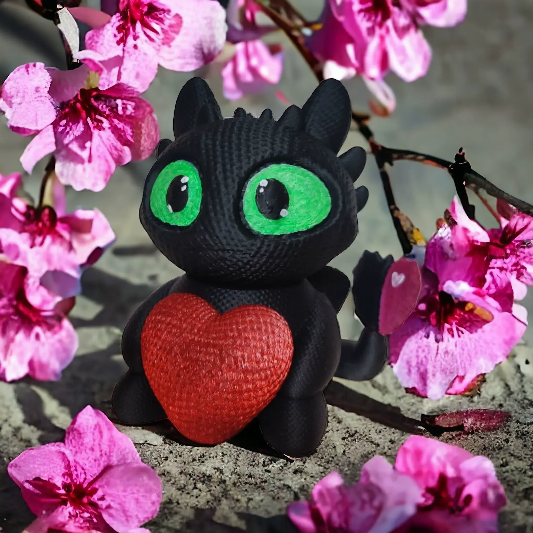 Toothless Valentine I Love You Cute STL