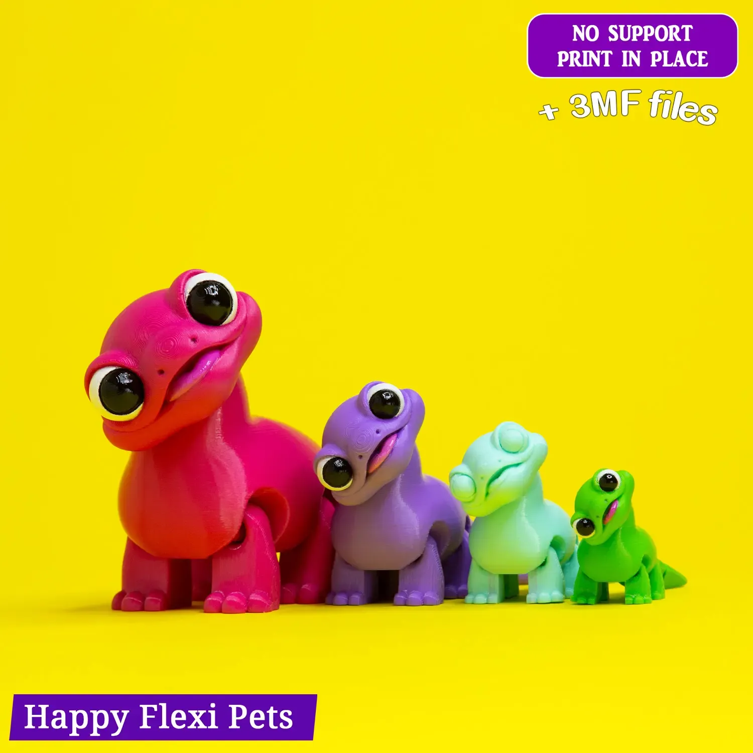 Cute Lizard articulated flexi toy