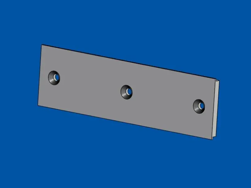 DIN rail for electrical panels