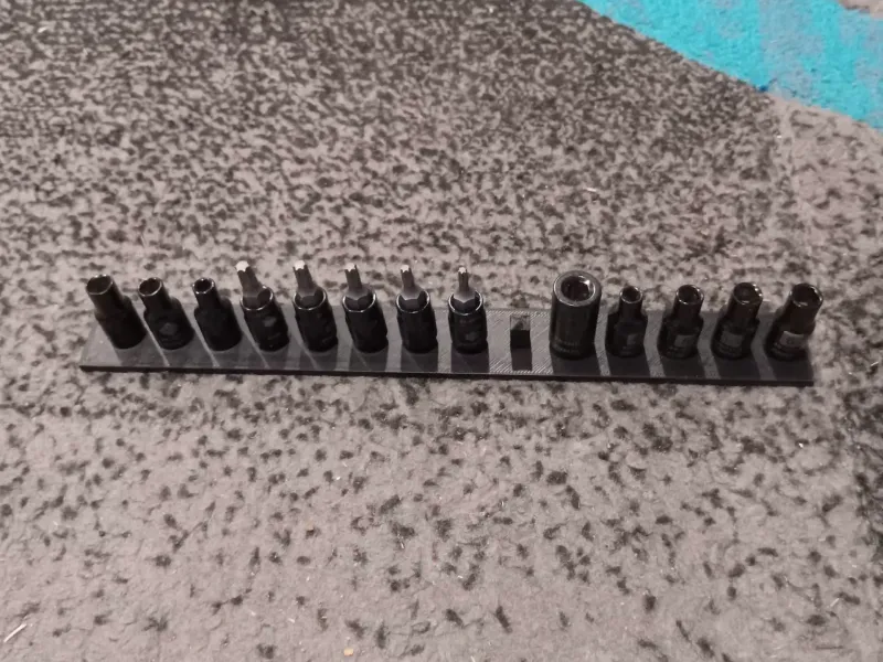 1/4" Socket organizer