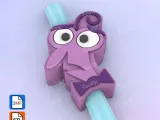 Straw Topper Fear - Inside Out-1