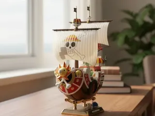 Thousand Sunny One Piece Boat 3D Model