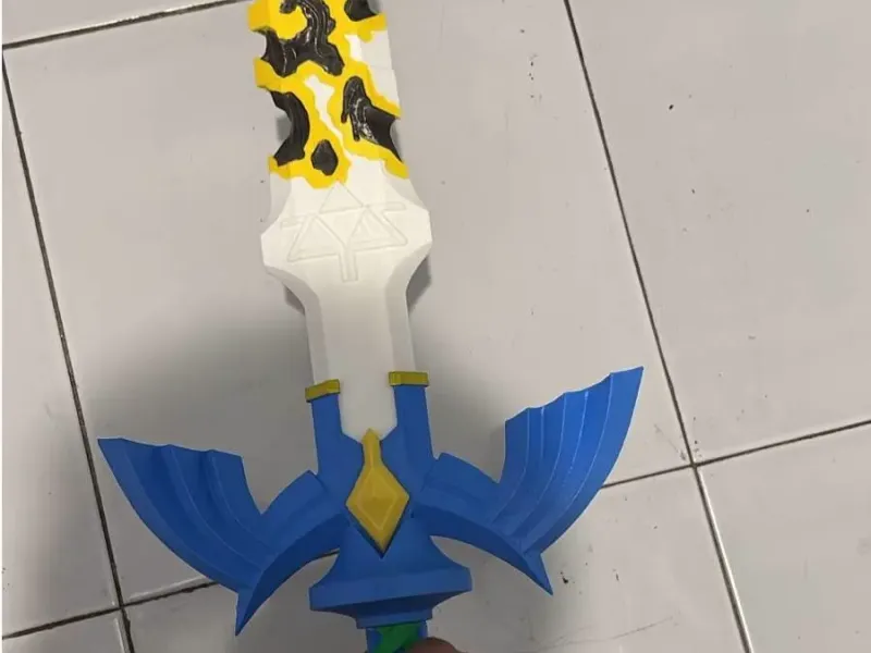 Espada Maestra Corroída de Zelda ToTK Versión completa